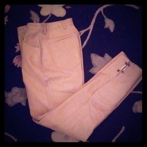 Genuine leather pant